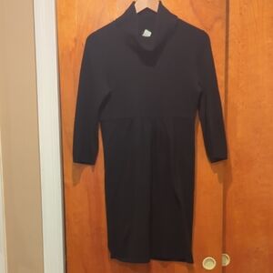 J. Crew Black Long Sleeve Dress